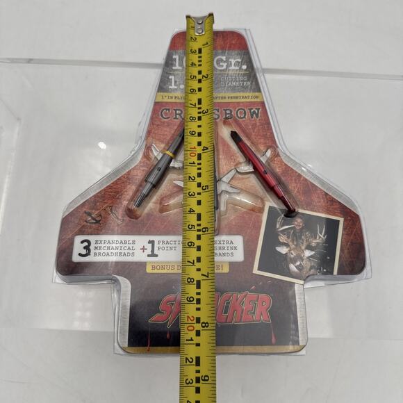 Swhacker CROSSBOW #219 Expandable 2-Blade Mechanical Broadhead 100 Grain 1.75"👇 - Picture 9 of 11